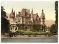 Thun Shadau Castle Bernese Oberland Vintage A4 Photo Print