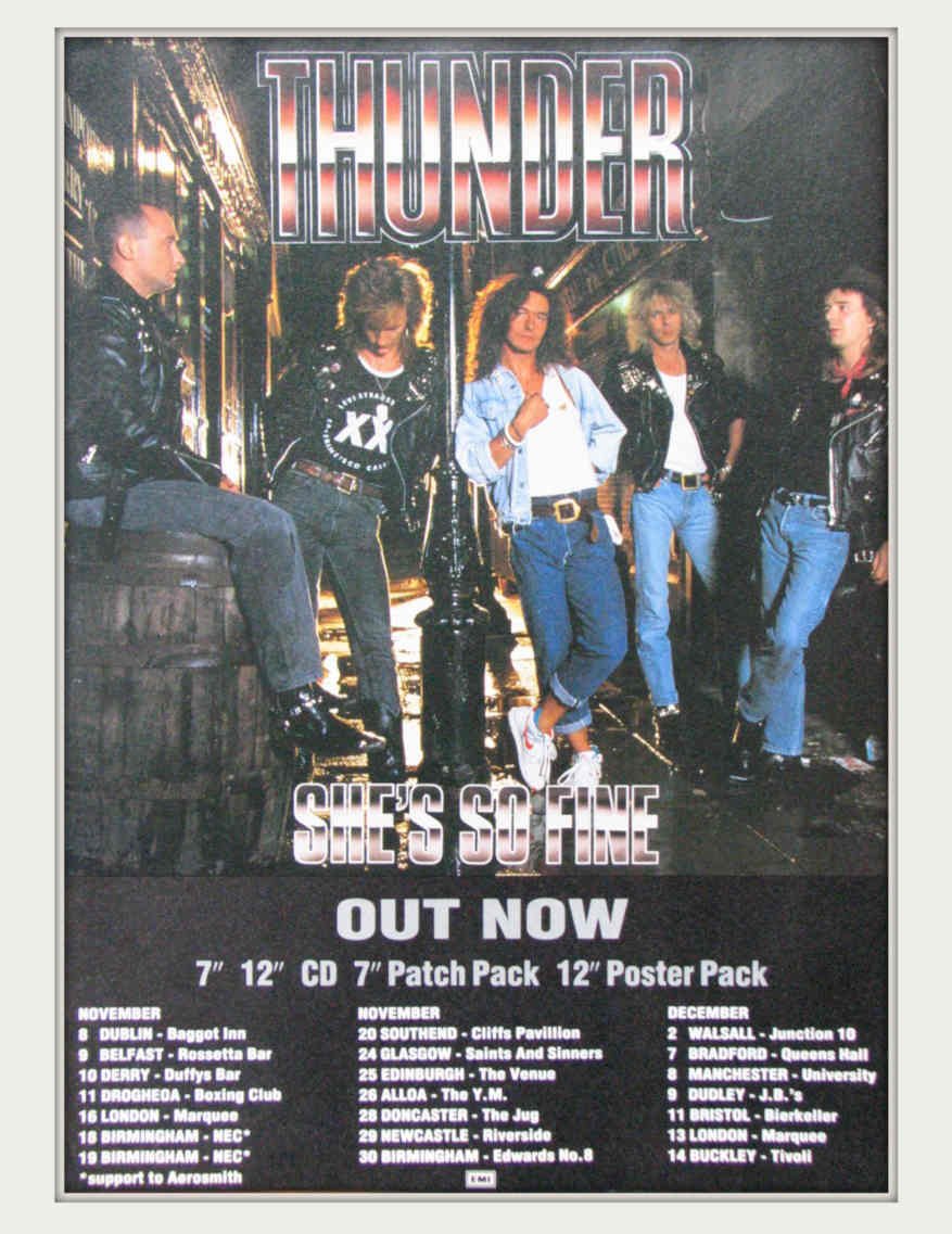 Thunder She S Vintage Retro Advert Poster A4 Photo Print