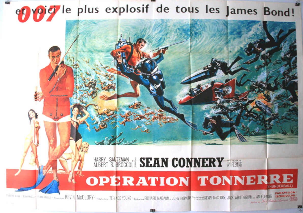 Thunderball3 Vintage Retro Advert Poster A4 Photo Print