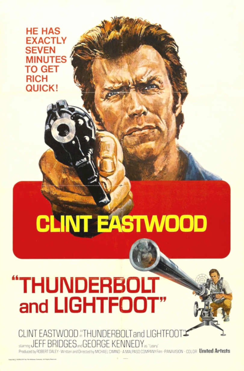Thunderboltandlightfoot3 Vintage Retro Advert Poster A4 Photo Print