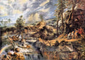 Thunderstorms Landscape With Philemon And Baucis Rubens A4 Photo Print