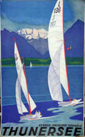 Thunersee Vintage Retro Advert Poster A4 Photo Print
