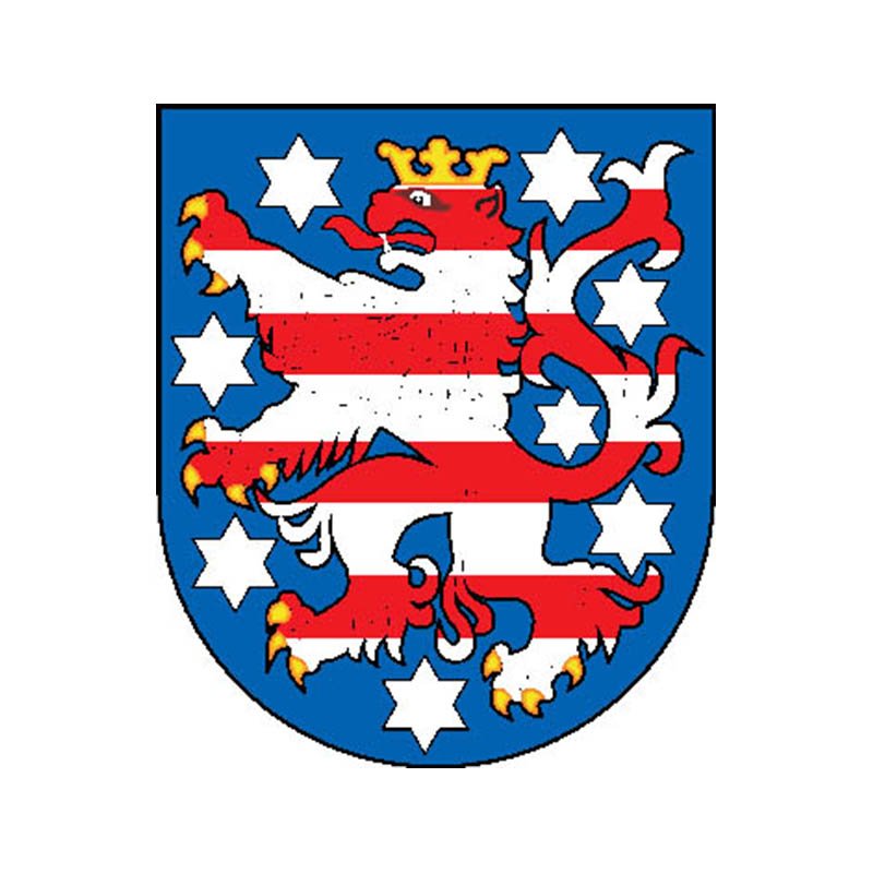 Thuringen Coat Of Arms N235 A4 Photo Print
