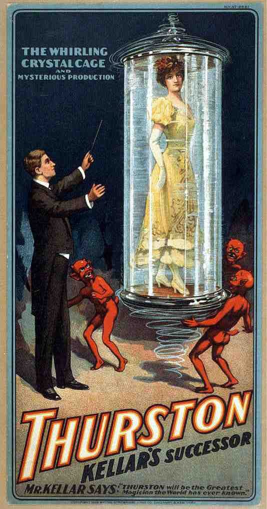 Thurston 2 Magic Magician Vintage A4 Photo Print