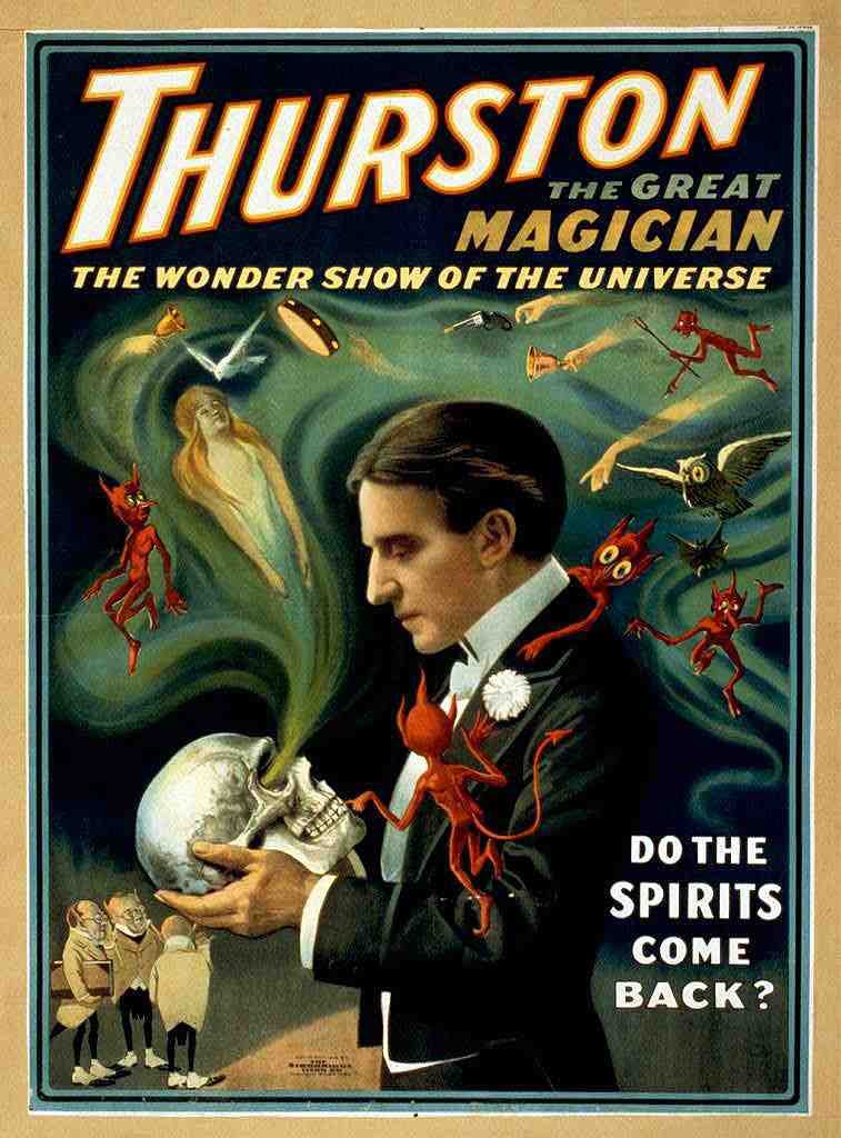 Thurston 4 Magic Magician Vintage A4 Photo Print
