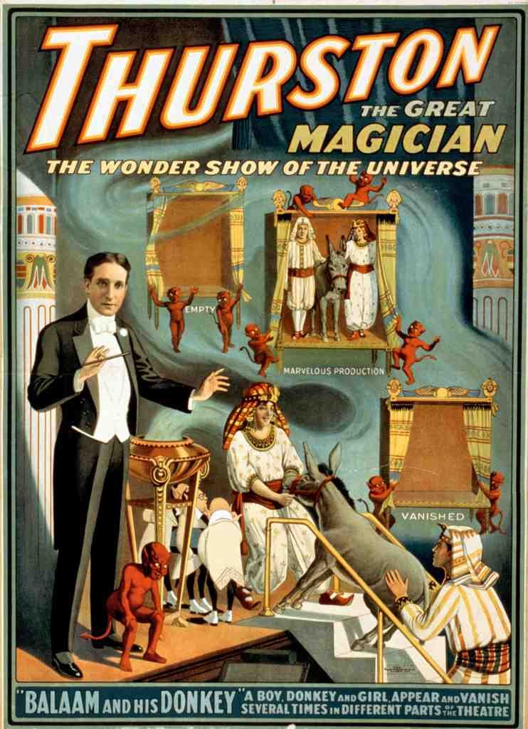 Thurston 6 1914 Magic Magician Vintage A4 Photo Print