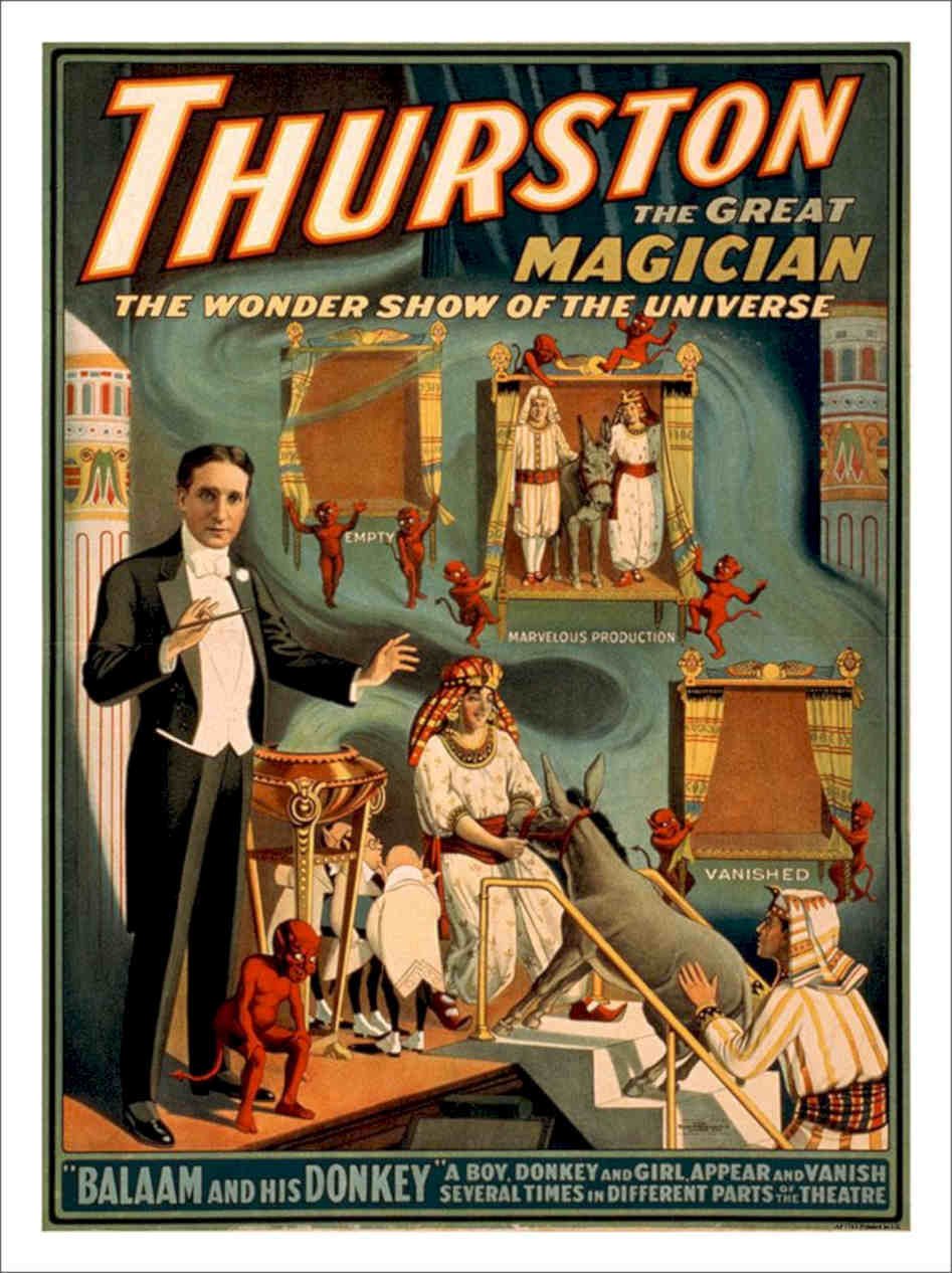 Thurston Magic Poster 2 Vintage Retro Advert Poster A4 Photo Print