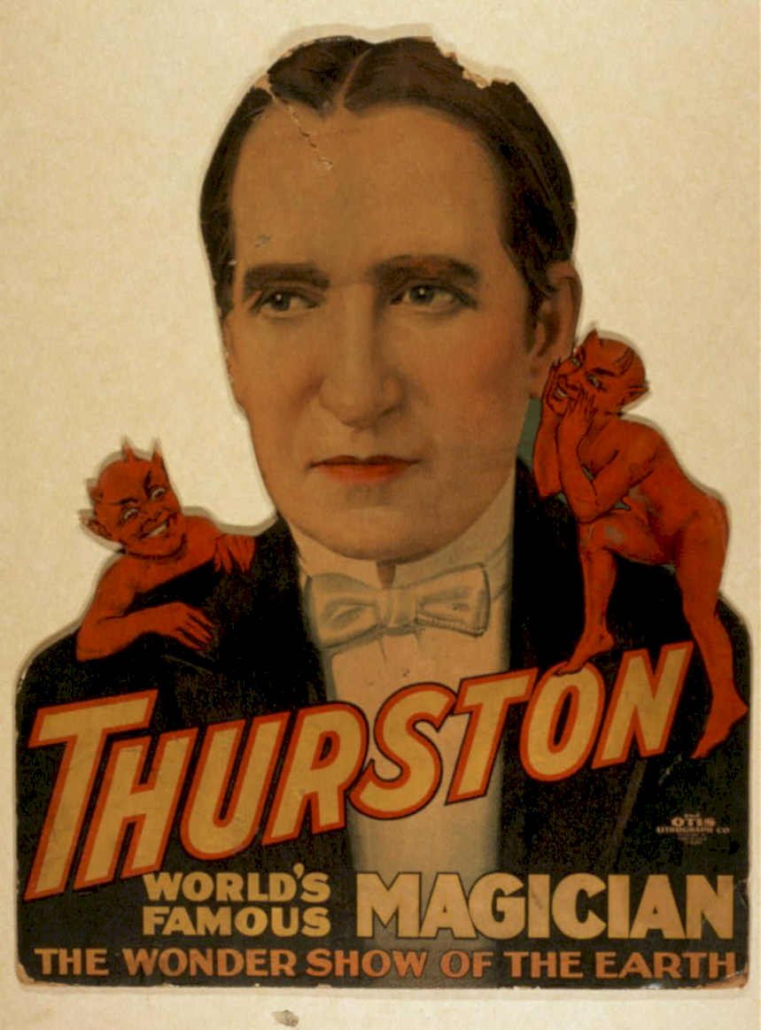Thurston Magic Show Vintage Retro Advert Poster A4 Photo Print