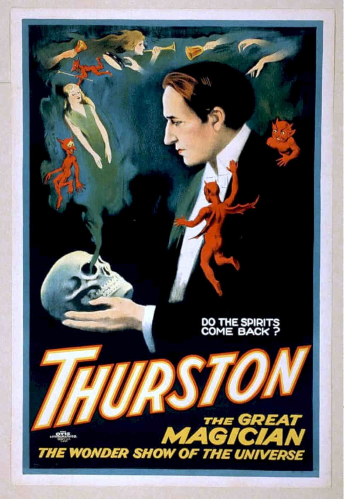 Thurston Magic Wonder Vintage Retro Advert Poster A4 Photo Print