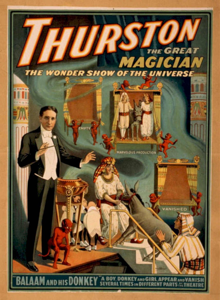 Thurston Wonder Show 1 Vintage Retro Advert Poster A4 Photo Print