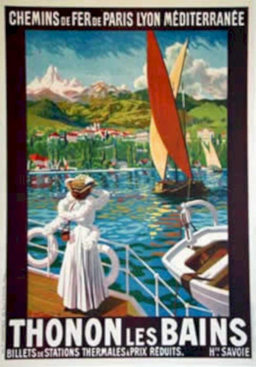 Thyon Les Bains Vintage Retro Advert Poster A4 Photo Print