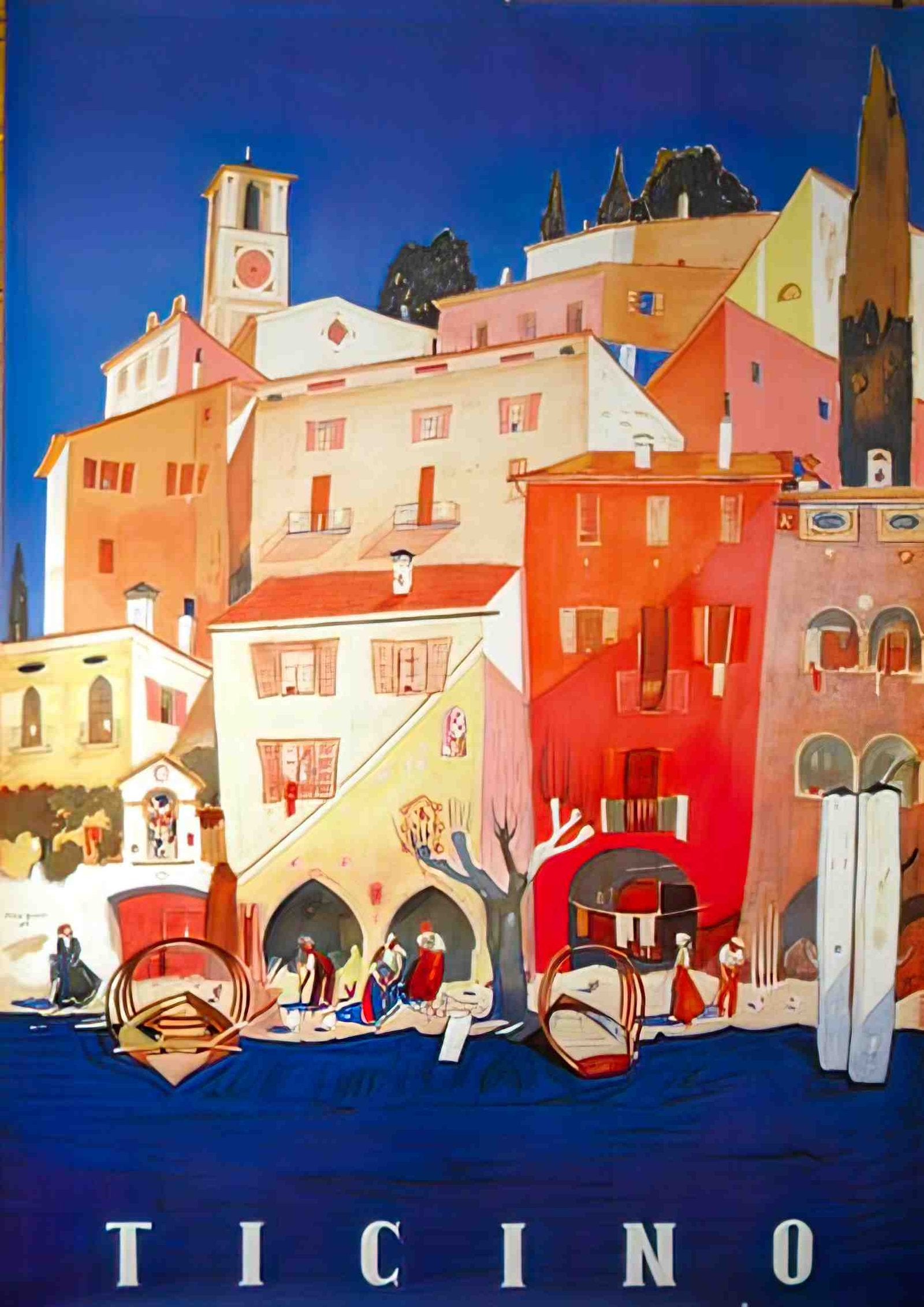Ticino Advert A4 Photo Print