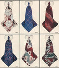 Tie Designs Men 1940s Vintage Retro Advert Poster
