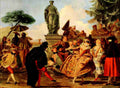 Tiepolo Giovanni Battista 1696 1770 The Minuet Rococo age 1960 A4 Photo Print