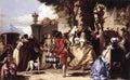 Tiepolo Giovanni Domenico Ball In The Country 5 A4 Photo Print