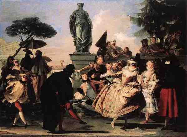 Tiepolo Giovanni Domenico Minuet 5 A4 Photo Print