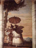 Tiepolo Giovanni Domenico Summer Stroll 5 A4 Photo Print