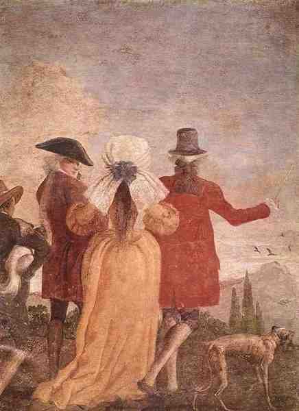Tiepolo Giovanni Domenico The Promenade 5 A4 Photo Print