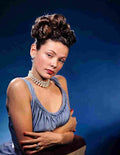 Tierney Gene 12 film star poster A4 Photo Print
