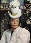 Tierney Gene 2 film star poster A4 Photo Print