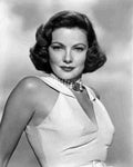 Tierney Gene 3 film star poster A4 Photo Print