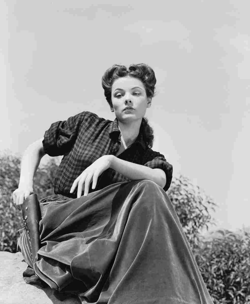 Tierney Gene Belle Starr 1 film star poster A4 Photo Print