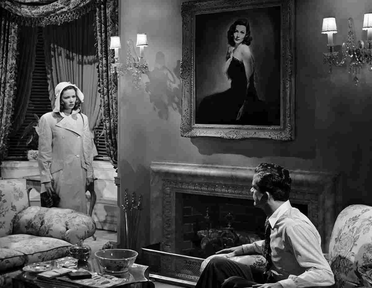 Tierney Gene Laura 4 film star poster A4 Photo Print