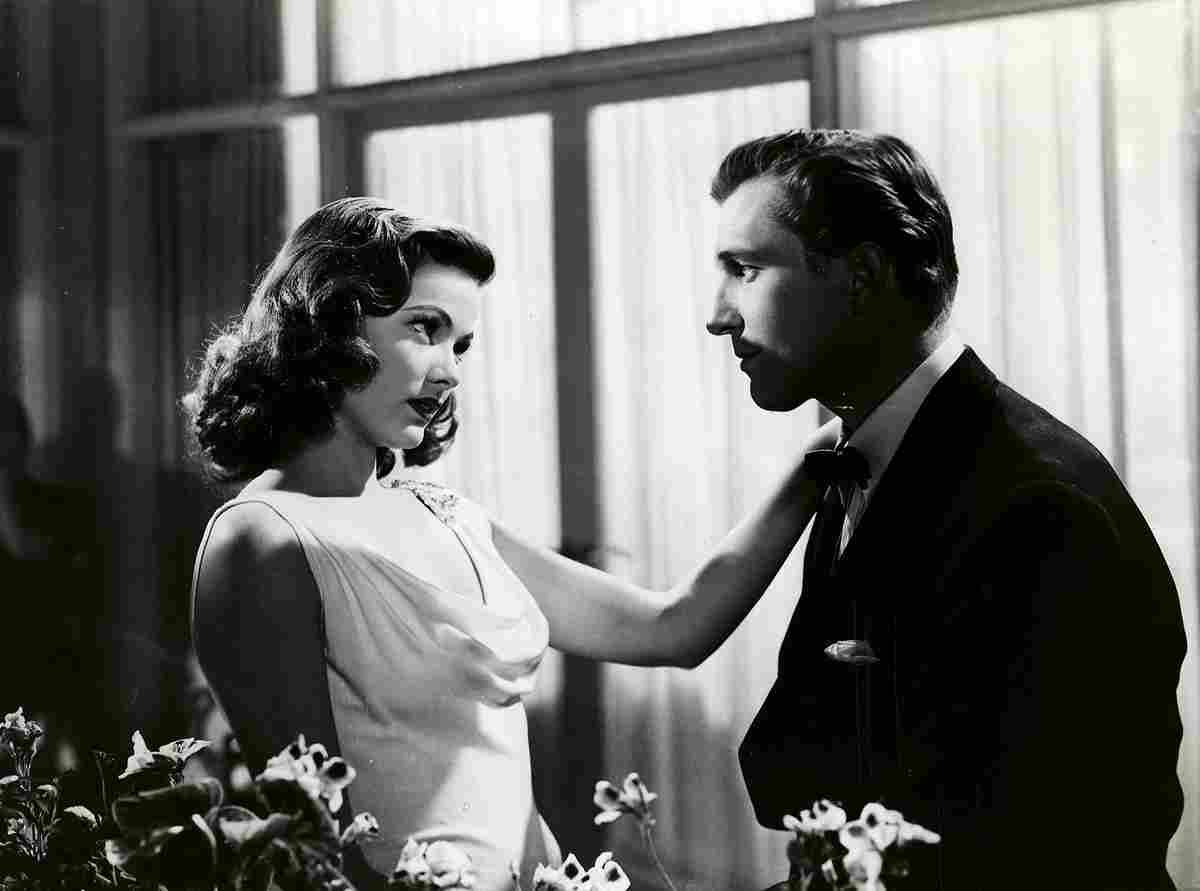 Tierney Gene Laura z1 film star poster A4 Photo Print