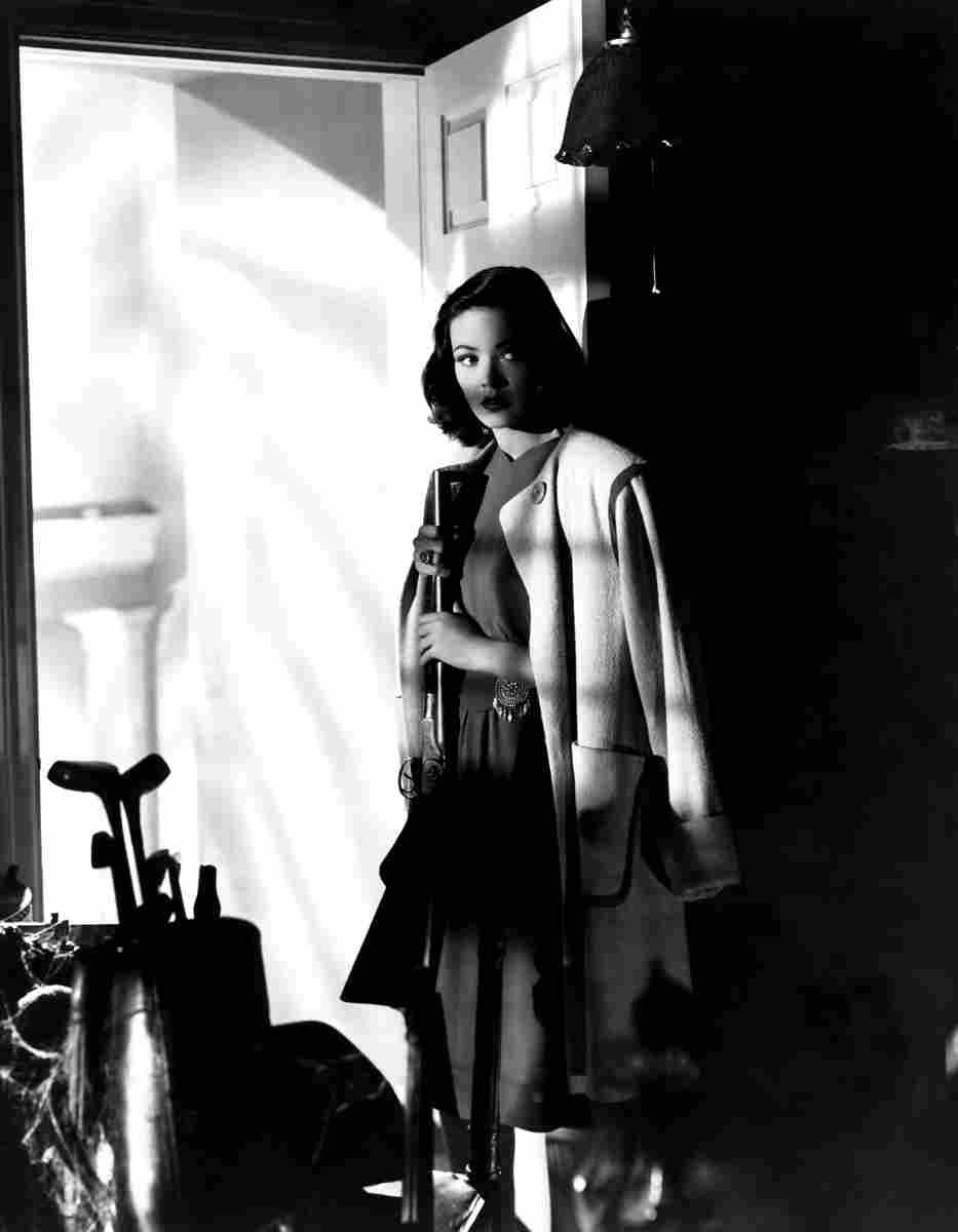 Tierney Gene Laura z2 film star poster A4 Photo Print