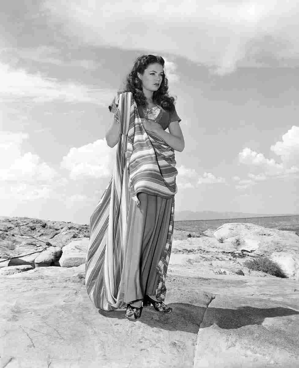 Tierney Gene Sundown z19 film star poster A4 Photo Print