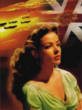 Tierney Gene Sundown z3 film star poster A4 Photo Print