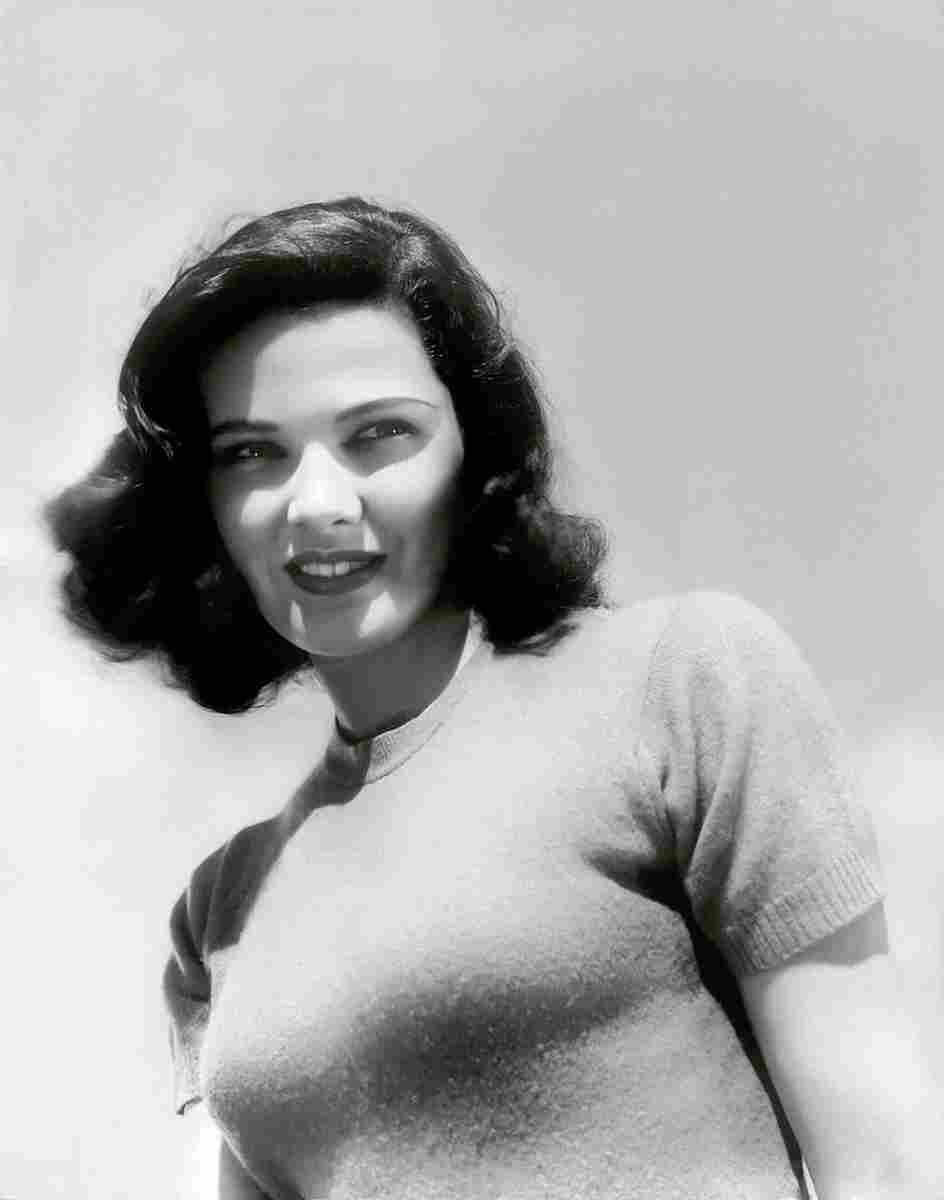 Tierney Gene Thunder Birds 1 film star poster A4 Photo Print