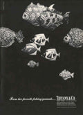Tiffany Fish Grounds 1930s Vintage Retro Advert Poster