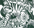 Tiger 2 Franz Marc Abstract Art A4 Photo Print