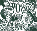 Tiger 2 by Franz Marc Abstract Art A4 Photo Print