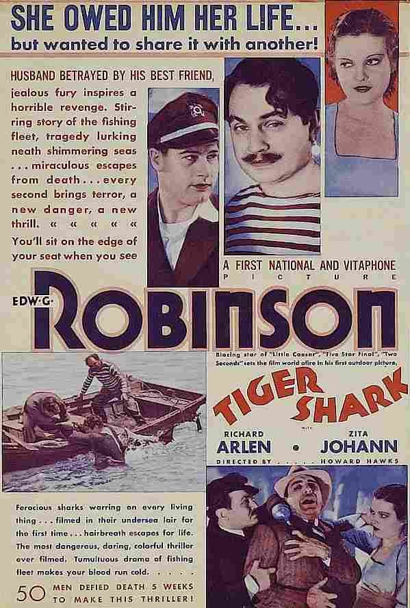  Tiger Shark 01 film star poster A4 Photo Print