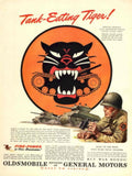 Tiger Tank Destroyer 1940s Vintage Retro Advert Poster