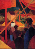 Tightrope Macke A4 Photo Print