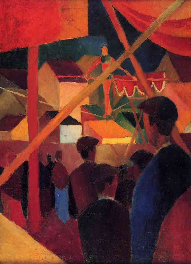 Tightrope Macke A4 Photo Print