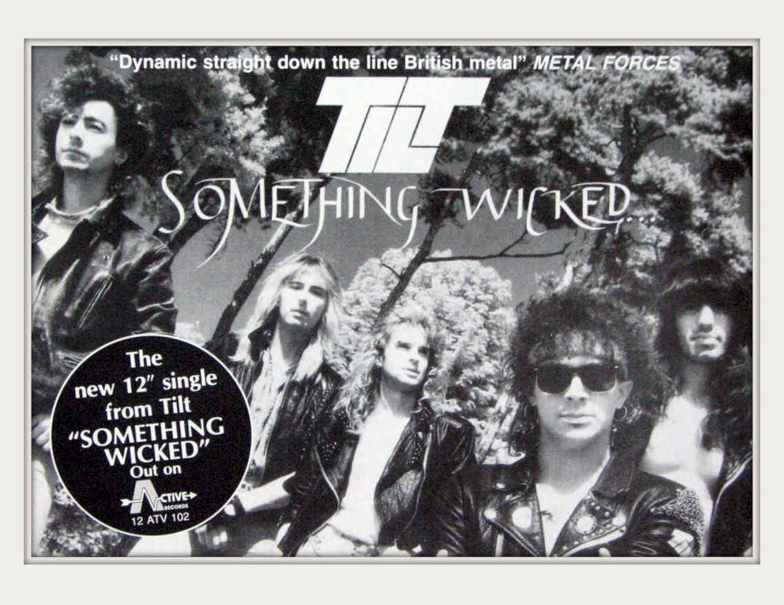 Tilt Something Wicked Vintage Retro Advert Poster A4 Photo Print