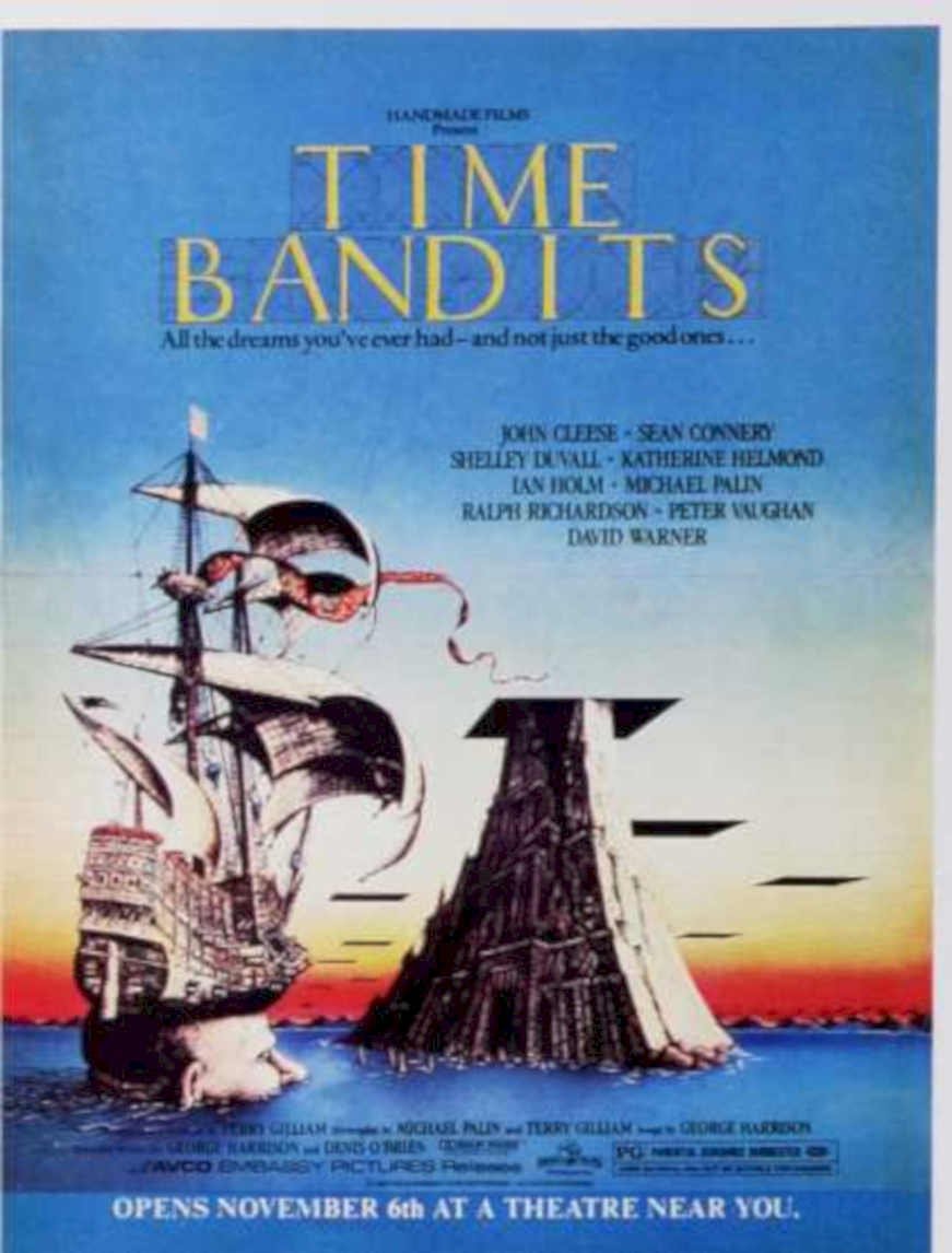 Time Bandits Pirate Vintage Retro Advert Ads A4 Photo Print