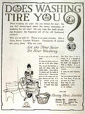 Time Saver Washer Vintage Retro Advert Ads A4 Photo Print