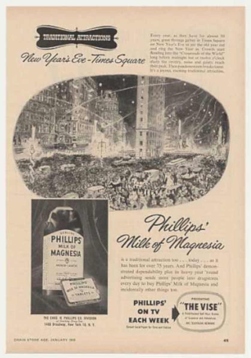 Times Square Magnesia Vintage Retro Advert Ads A4 Photo Print