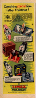 Timex Christmas Watches 1950s Vintage Retro Advert Poster