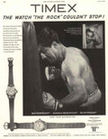 Timex Marlin Watch 1940s Vintage Retro Advert Poster