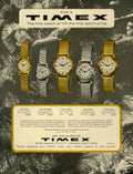 Timex Watches 10 1950s Vintage Retro Advert Poster