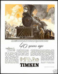 Timken Roller Bearing Vintage Retro Advert Ads A4 Photo Print