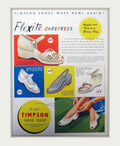 Timpson Shoes Flexite Vintage Retro Advert Poster A4 Photo Print