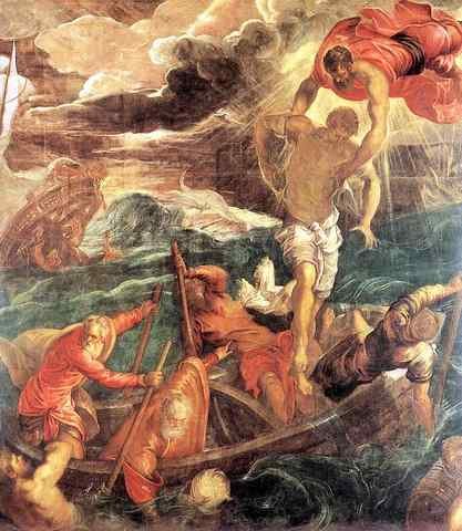 Tintoretto St Mark Saving A Saracen From Shipwreck A4 Photo Print