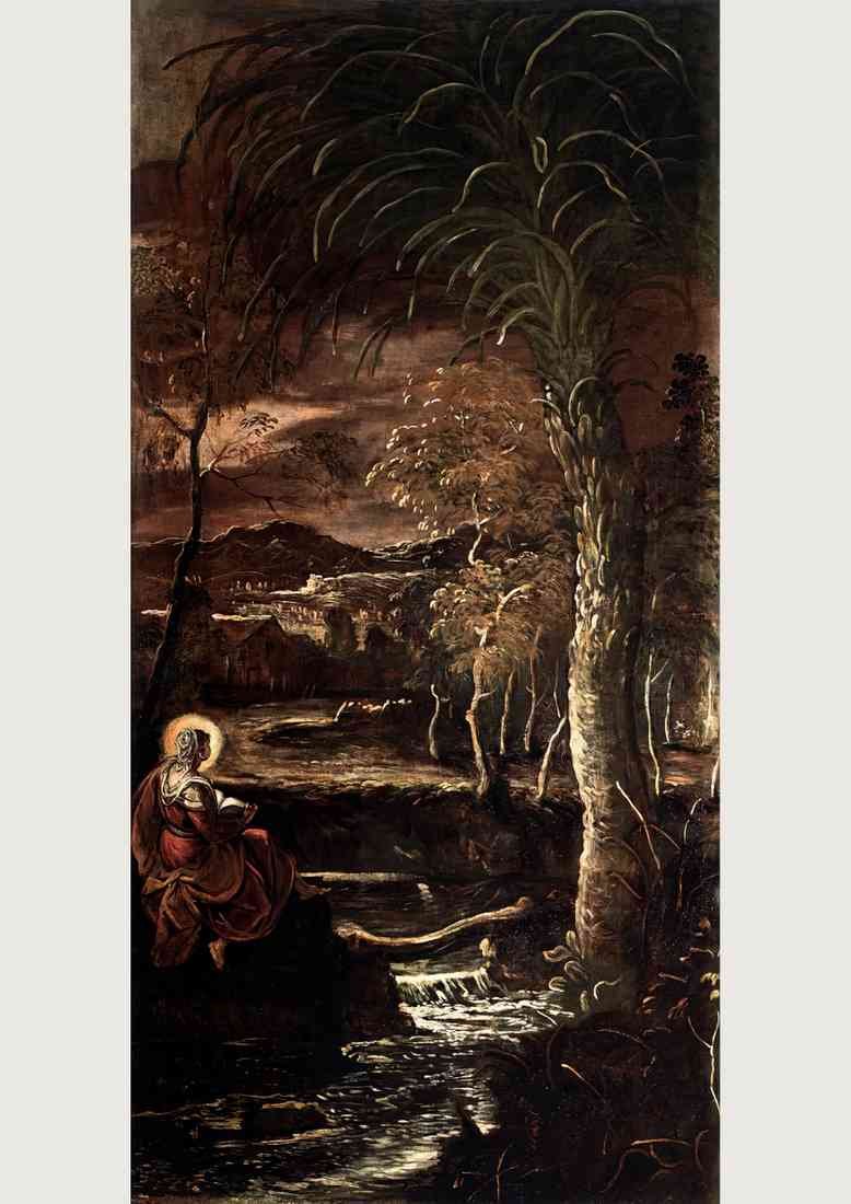 Tintoretto St Mary Of Egypt A4 Photo Print